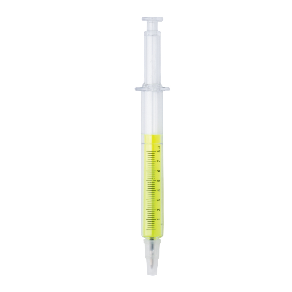 Injector Ballpoint Pen Color Yellow