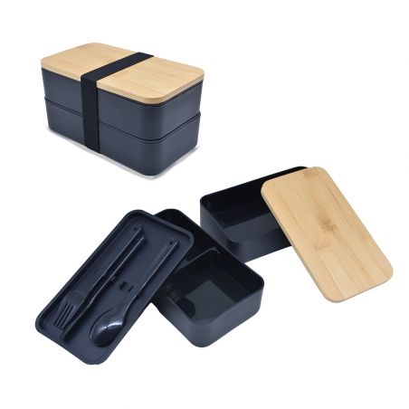 Bambu Kapaklı Plastik Yemek...