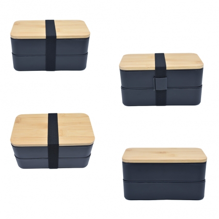 Bambu Kapaklı Plastik Yemek...