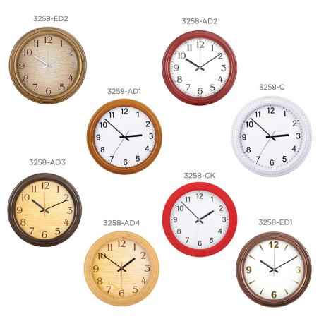 Plastic Wall Clock Ø 350 mm