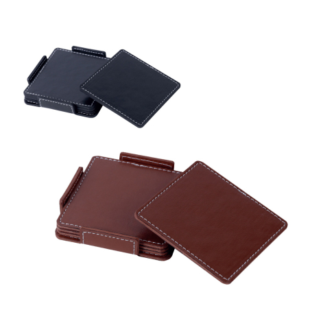 Faux Leather Coaster