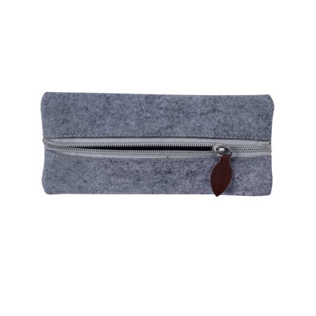 Felt Zippered Pencil Case