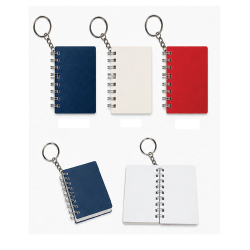Keychain with Mini Notebook