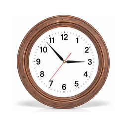 Plastic Wall Clock Ø 480 mm