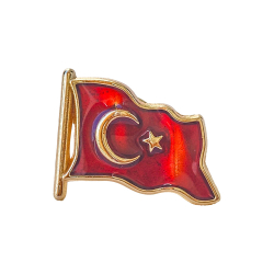 Enameled Cast Badge