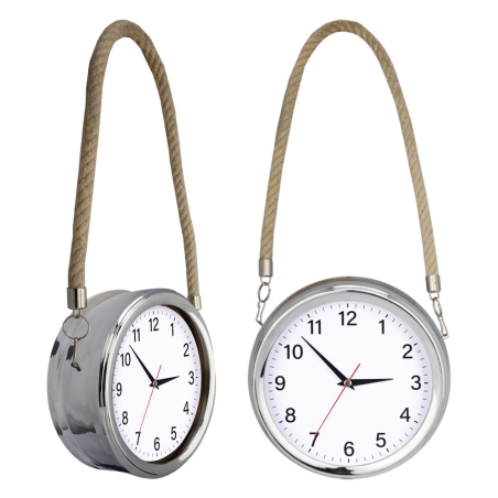 Chrome Wall Clock Ø 215 mm