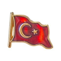 Türk Bayrağı Mineli Yaka...