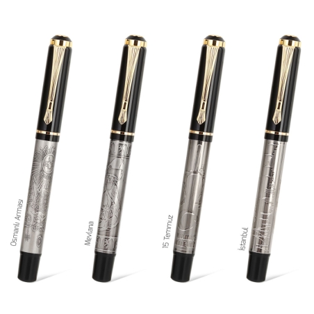 Tekli Kabartmali Roller Kalem