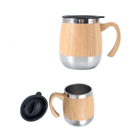 Bamboo Thermos Cup 450 ml