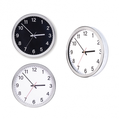 Chrome Framed Wall Clock Ø...